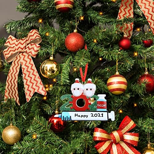 Божиќен украс Нов 2021 Семеен семеен украс комплет за новогодишна елка што виси украс DIY креативна декорација затворено забава