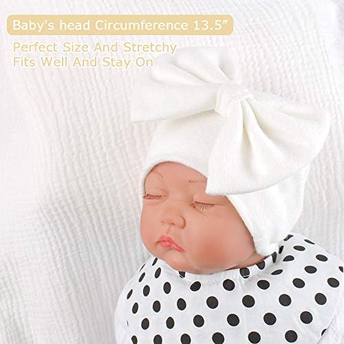 Новорова бебе девојка капа, памук, бебе, лак, пролетни доенчиња за девојчиња 0-6 месеци