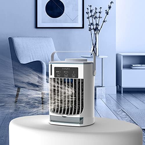 4 во 1 преносен вентилатор за климатизација USB наполнет мини климатик 500 мл резервоар за вода мобилен за собни автомобили дома fk1