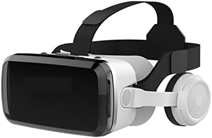 G04BS безжични VR очила 3Д виртуелна реалност кутија компатибилна со шлемот на слушалките за стерео микрофон на Google Cardboard за 4,7-7.2 паметен