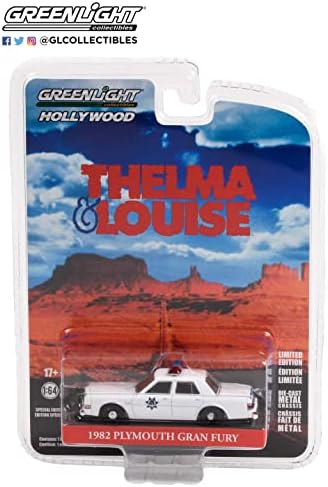 Greenlight 44945 -C Холивудско специјално издание - Телма и Луиз - 1982 Плимут Гран Фјури - Патрола на автопатот Аризона 1/64 Скала