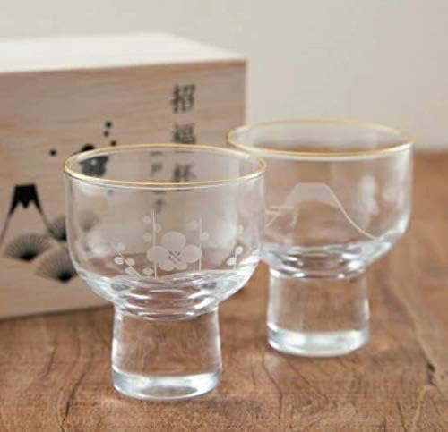 Колекционерско јапонско стакло, сет „Кирико“, „Шофукухаи“