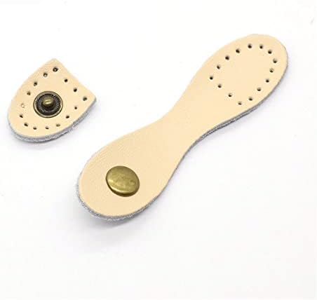 ZLXDP кожа торба тока рачно изработена копчиња за паричникот HASP за заклучување на картичката за токи пакет тока за додатоци за чанти