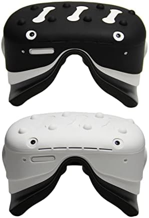 Driibubur Soft Silicone Case Case Protective Cover Skin for Oculus Quest 2 VR слушалки Силиконски предна кутија Проекција на ракавот