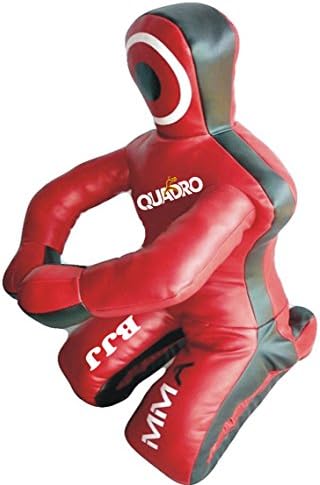 Квадро -ММА воени вештини за боречки вештини со црвена jiu jitsu punching торба - незабележана