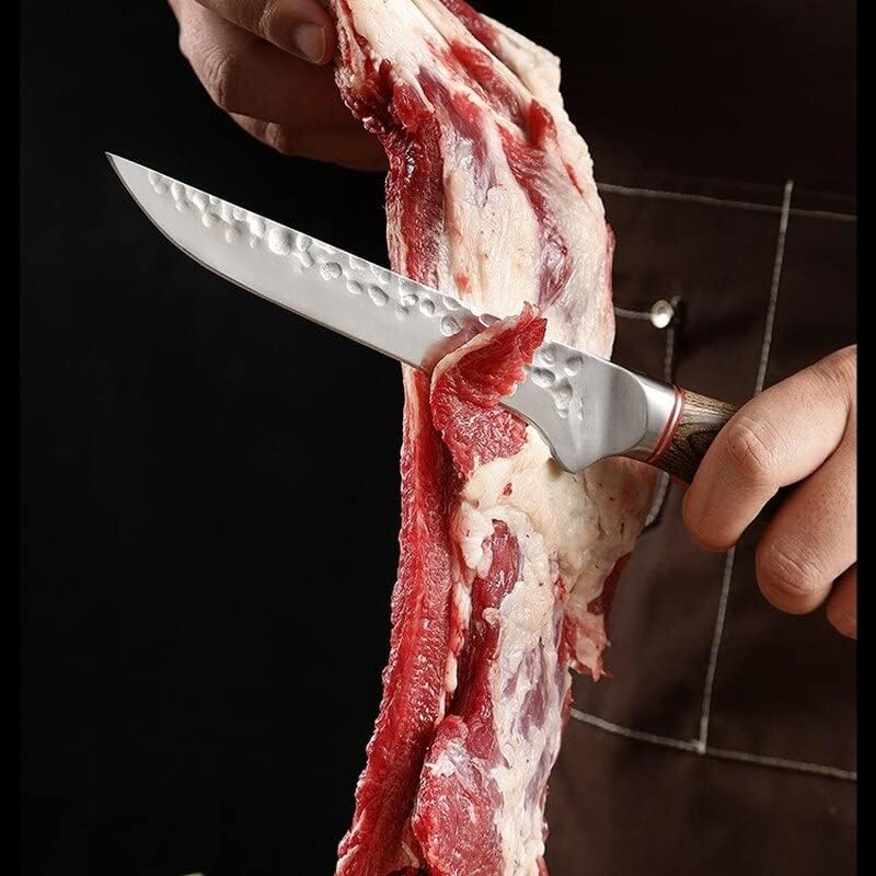 Комплети Кујнски Ножеви ГУМИЈА, 7 парчиња Јапонски Комплет Нож Од Нерѓосувачки Челик Нож За Филетирање Риба Нож За Филетирање Лосос