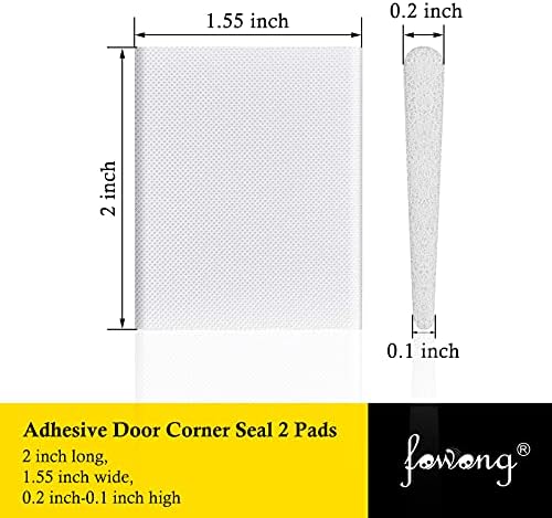 FOWONG Q FOAM KERF DOOR SEL-1 СЕТ, 9/16 W X 84 L X 3 PCS, Времето на вратата на вратата се соблекува за изолација на вратите