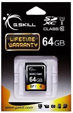 64GB G. Scill SDXC CL10 UHS-1 Мемориска Картичка Со SD Адаптер