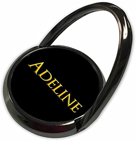 3drose adeline популарно, трендовски дама име во САД. Жолта на црна боја. - Телефонски ringsвони