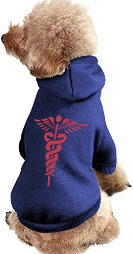 Медицинска медицинска сестра облека за кучиња зимски дуксери за миленичиња меки и топли дуксери за кучиња за мали средни кучиња