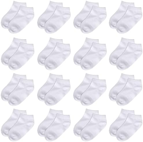 Мали Чорапи - 16 Пакети Деца Ниско Намалување На Атлетски Глуждот Чорапи Бебе Момчиња Девојки Дише Чорапи Рефус