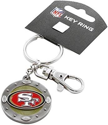NFL Cheychain на влијанието - Шарени и издржливи додатоци за приврзок за клучеви, торби и чанти