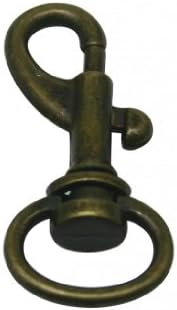 Генерички метална боја бронзена јастог спојки 0,55 инчи во внатрешниот дијаметар овален вртливиот клипови куки за куки за чанти