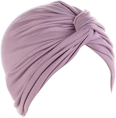 Women'sенски искривени плетенка свиленкаста турбан капи на вратот Гајтер глава за глава за глава за глава на главата за глава за глава за жени