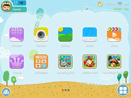 Азпен 7 Детски Таблет Андроид 10 Ос Претходно Инсталирани игри апликации Двојни Камери Заштитен Случај Родителска Контрола