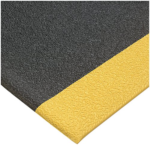 Американски floormats deluxe softstep 5/8 инчи дебелина жолта граница 2 'x 3' анти-матичен мат