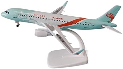 Модели на авиони 20смфтит за Кина Loungair Airbus 320 LOONG A320 Aviation Airplane Miniature Collectibles Graphic Display