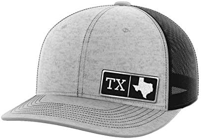 Тексас домашна црна лепенка капа