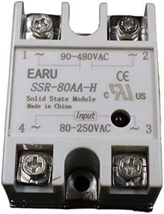 Uine Solid State Relay SSR-80AA-H 80A 80-250V AC до 90-480V AC SSR 80AA-H Реле Реле