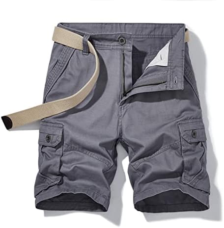 Карго шорцеви за мажи, мажи опуштени се вклопуваат во лесни страни на отворено товари шорцеви директно патент со џебови со џебови