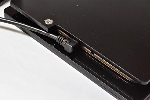 Tabcare компатибилен со Samsung Galaxy Tab A 8.0 2015 Edition SM-T350 Безбедносно анти-кражба црно акрилно куќиште со комплет за
