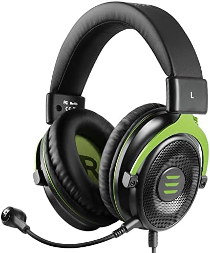 Слушалките за игри на Eksa E900 за Xbox - Слушалки за игри со слушалки со компјутер со микрофон за откажување на бучава, преку слушалки