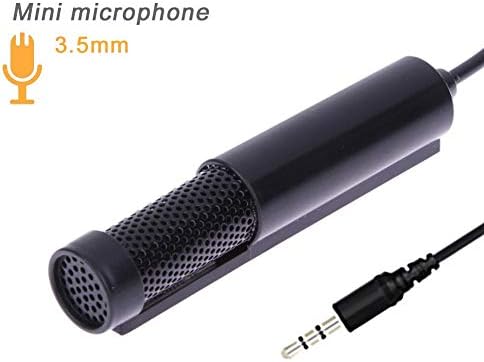 LHLLHL 3,5 mm USB кондензатор микрофон мини преносен студио аудио микрофон за микрофон за лаптоп компјутер USB кондензатор микрофон