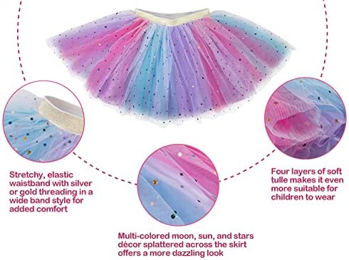 Едноставност бебе девојче Виножито Туту здолниште со 4-слој Тул принцеза балет фустан