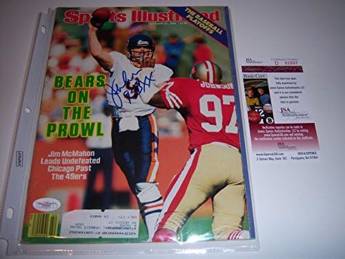 Jimим Мекмахон Чикаго мечки JSA/COA потпиша Sports Illustrated - Автограмирани списанија во НФЛ