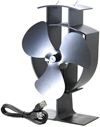 Гајуни 150мм Мултифункционален Вентилатор За Шпорет На Топлина за Камин На Дрва И Вентилатор За Биро Беатирсе