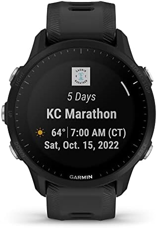 Garmin forerunner® 955, GPS Работи Паметен Часовник, Прилагоден На Триатлонци, Долготрајна Батерија, Црна