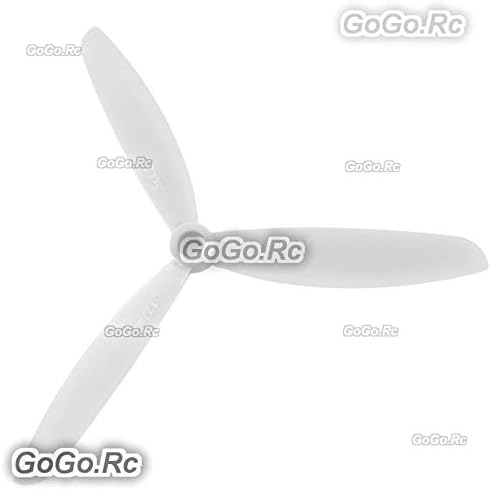 Gogorc Tarot 5 инчи 3-сечило пропелерот Blade CW/CCW White за 200 250 Quadcopter Drone