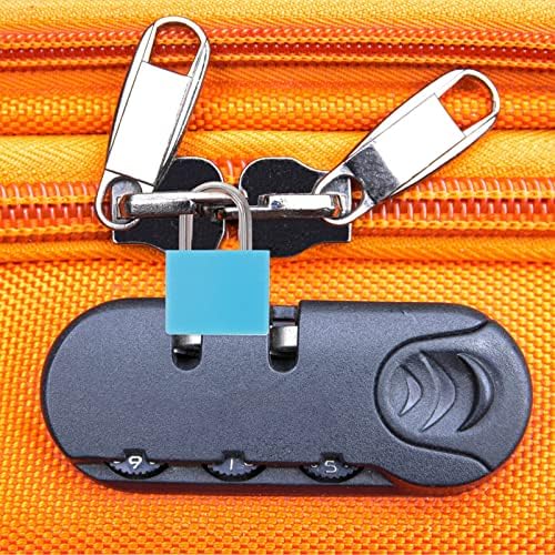 Angoily 2 парчиња куфери за куфери мини катанец со клучни брави со брави со ранец со копчиња со копчиња