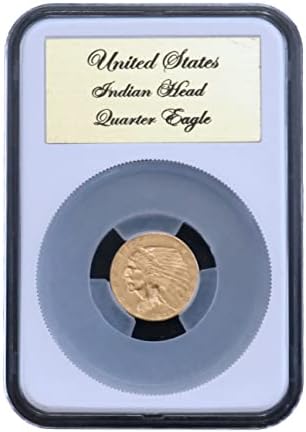 Урсае Минорис Елита Сертифициран Стил Држач За Монети ЗА Американски Индиски Или Коронет Глава Четвртина Орел 2 2.50 Злато Парче Три Пакет