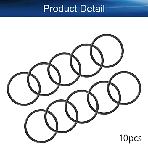Беттомшин 10 парчиња нитрилна гума О-прстени, 47мм ОД 42,2мм ID 2,4 мм ширина, метричка заптивка за заптивка за заптивка за заптивка за заптивка