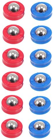 CLISPEED 12 парчиња додатоци за фудбалска машина за игри со додатоци таблети додатоци десктоп играчки лизгачки топки табла фудбалски