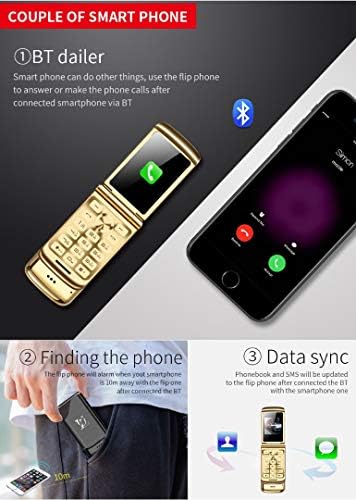 XBOSS Ulcool V9 Најмалиот Флип Метал Тело Двојна Sim Картичка Луксузни Мобилен Телефон