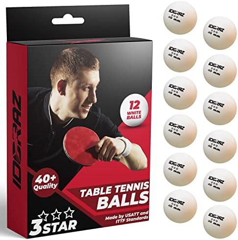 Топки за пинг-пинг-пинг-бела/портокалова 3-starвезди 40+ топки за тенис на маса погодни за топки за обука на професионална оценка