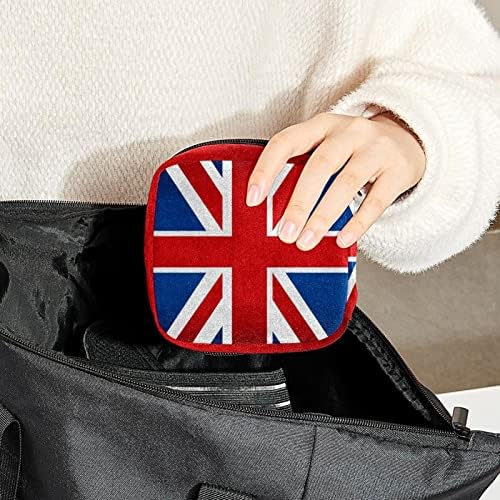 Торба За Складирање Санитарни Салфетки, Торба За Подлога,Торбичка За Подлога,Мала Торба За Шминка, Британско Знаме