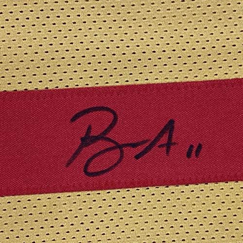 Автограм/Потпишан Брендон Ајук Сан Франциско Златен Фудбалски Дрес Бекет БАС КОА