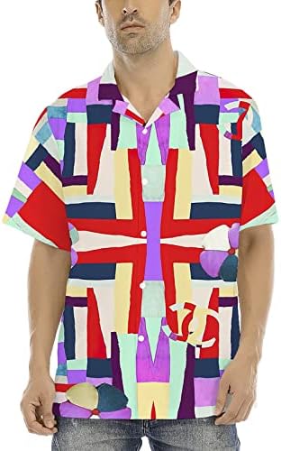 2023 Нови кошули со кратки ракави со кратки ракави со кошули со кошули за маж за маж Туника