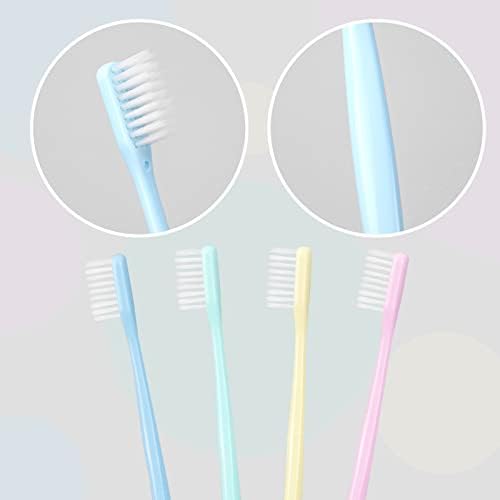 Заби за заби за еднократна употреба, деликатен дел од четката за заби, четка за заби во големо, 4 бои, индивидуално спакувани, масовни