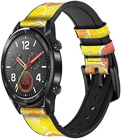 CA0711 лимон кожа паметен часовник лента за ленти за смарт часовник SmartWatch SmartWatch Smart Watch големина