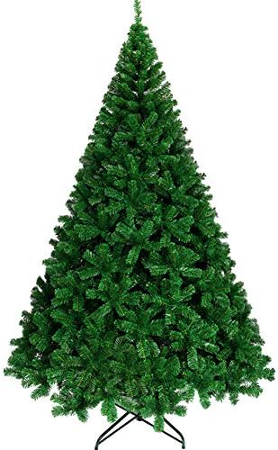 6ft Премиум Шарки Вештачка Елка, Еко-Пријателски Божиќен Бор Зелен Декор w/Лесно Склопување, Цврсти Метални Нозе За Празнична
