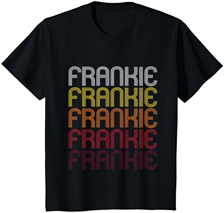 Френки ретро -форма на модел - маица во гроздобер стил