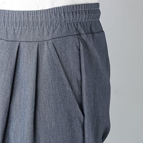 Едноставни L панталони преголеми директно мали мажи со девет модни модни панталони панталони минути за нозе кино