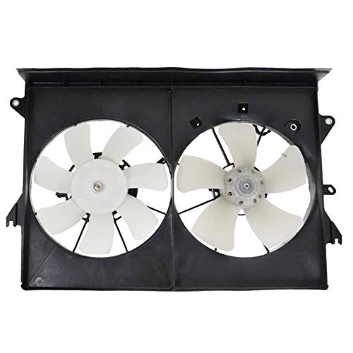 Rareelectrical New Cooling Fan Compatible with Scion Tc 2009-2010 by Part Numbers 16361-22051 1636122051 16361-28081 1636128081 16363-23010 1636323010 16363-28210 1636328210 16711-28170 1671128170