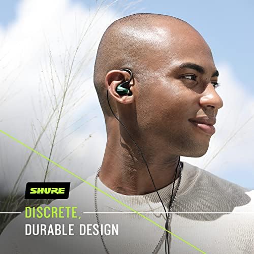 Shure SE846 жичен звук изолирачки слушалки Gen 2, безбедни уши во ушите, професионален звук на високо ниво, hi-def четири возачи,