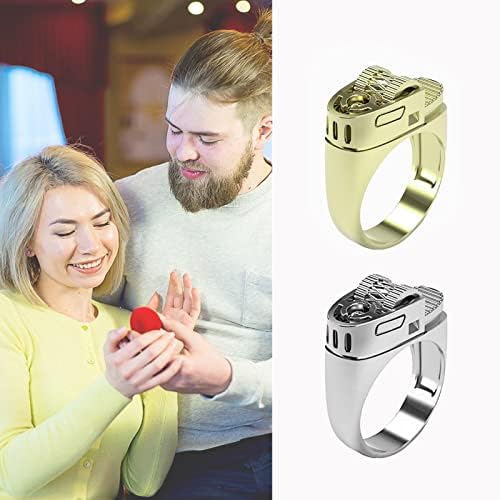 2023 Нов ринг креативен прстен подарок персонализиран накит Полесен прстен во форма на големина 610 прстени среќни прстени за лице за жени