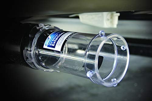 Extender Camco RV канализационо црево | Се одликува со 5-инчен транспарентен дизајн и тешка конструкција на поликарбонат